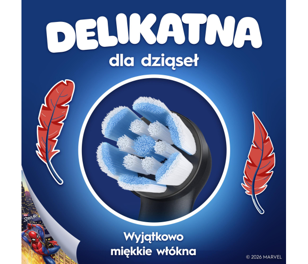 Oral-B Końcówka do szczoteczki ROTARY Kids Spider-Man (2–4 szt.) - 1519107 - zdjęcie 3